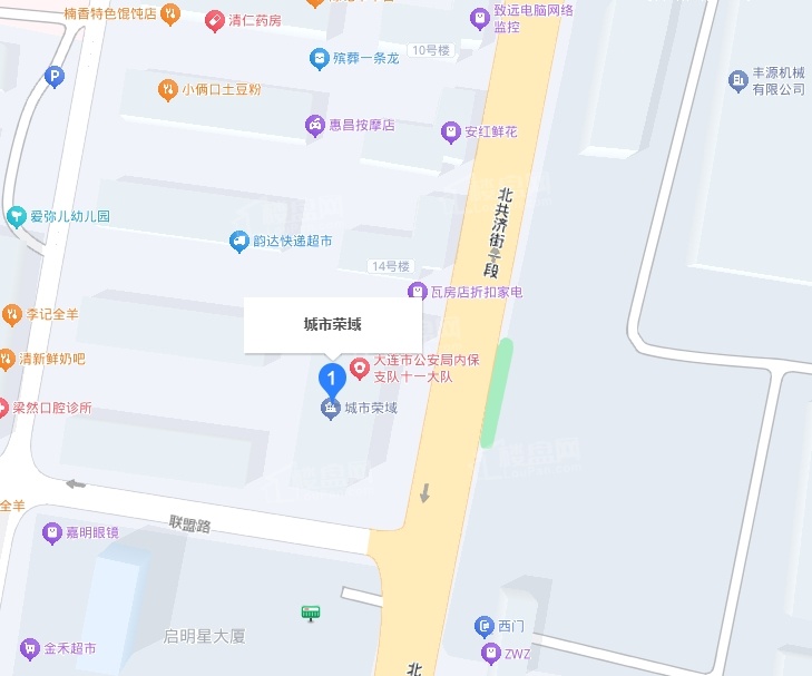 城市荣域城市荣域位置图